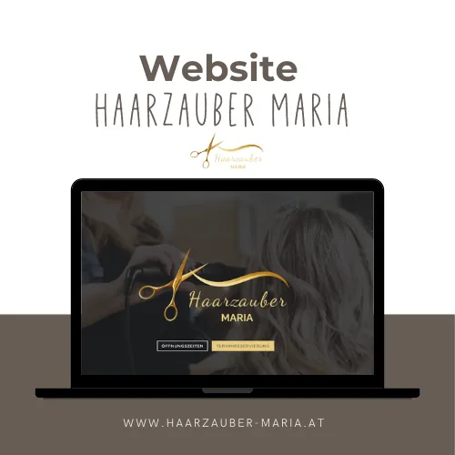 Website von Haarzauber Maria